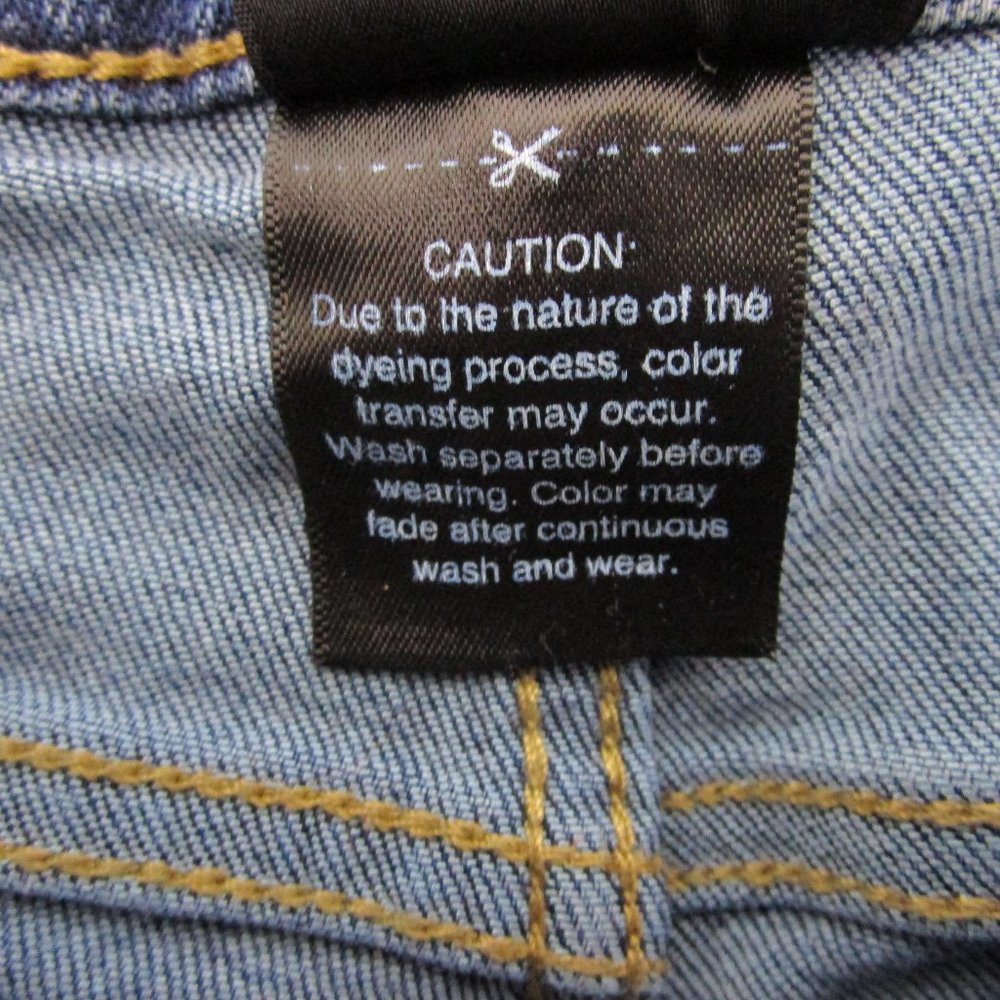 Mossimo Frayed Hem Super Stretch Denim Shorts - Picture 7 of 11